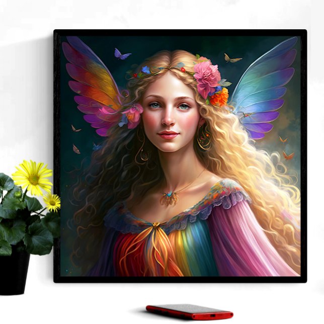 Schöne Fantasy Rainbow Fairy Poster (Von Creator hochgeladen)