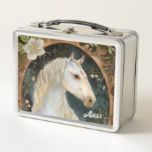 Schöne Fantasy Weißes Pferd