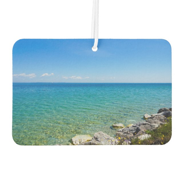 Schöne Farben des Huron-Sees Autolufterfrischer (Rückseite)