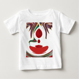 Schöne Farben in Rot, Weiß, Lila, Grün Baby T-shirt