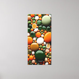 Schöne Farben Mischung für Kieselsteine Canvas Pri Leinwanddruck