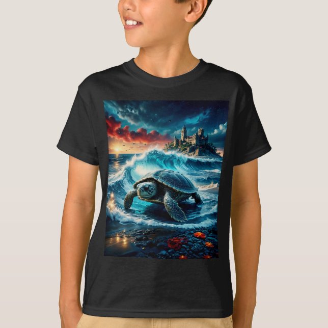 Schöne Farben Turtle T-Shirt (Vorderseite)