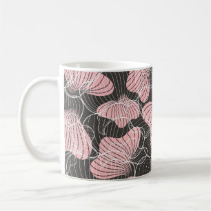Schöne farbenfrohe abstrakte nahtlose Muster. Rück Kaffeetasse