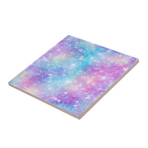 Schöne farbenfrohe glitzernde Hintergrund Fliese