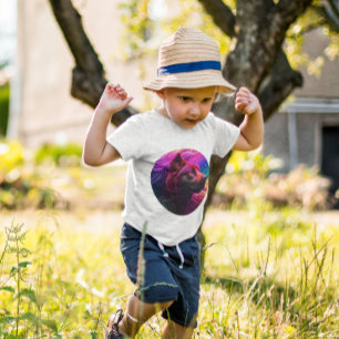 Schöne, farbenfrohe Hunde Kunst Poster