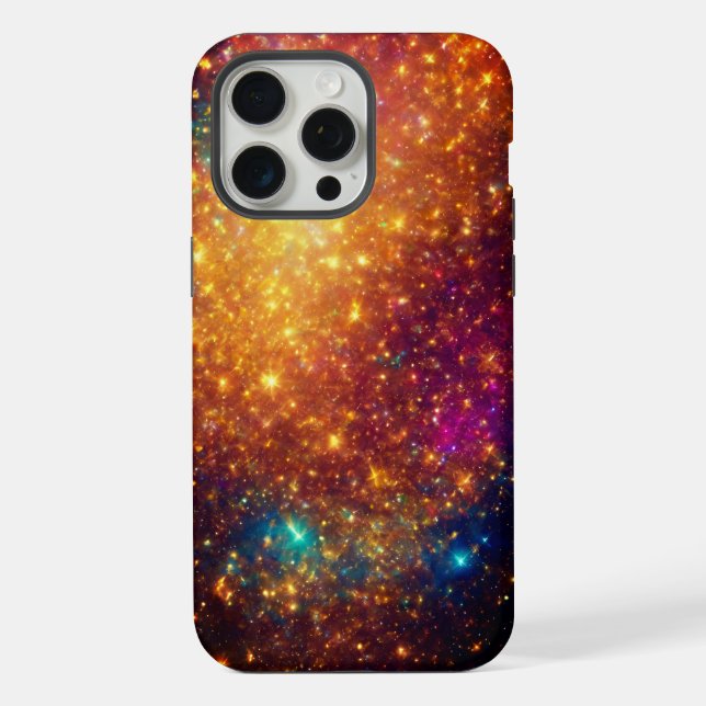 schöne farbenfrohe Lichtmuster iPhone Hülle (Rückseite)