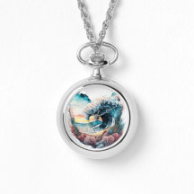 Schöne, farbenfrohe Ozeanwellen