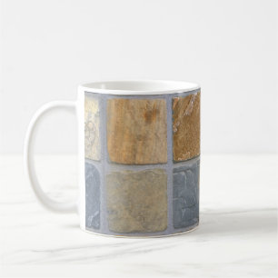 Schöne, farbenfrohe Steintafel Tasse