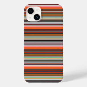 Schöne farbenfrohe Streifen Case-Mate iPhone 14 Plus Hülle