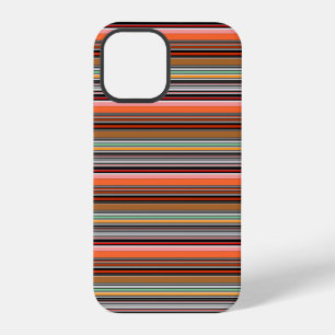Schöne farbenfrohe Streifen iPhone 12 Pro Hülle