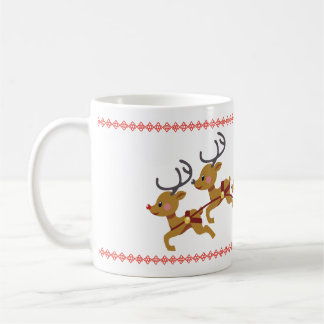 Schöne farbenfrohe Weihnachtsfeier Tasse