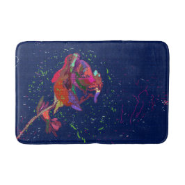 Schöne, farbige Badematte