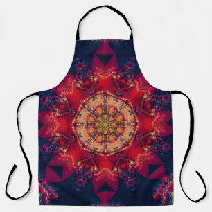Schöne farbige Kaleidoskop nahtlose Illustrati Schürze