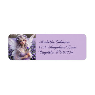 Schöne Februar Fee in Violets