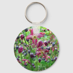 Schöne Feen Blume & Buds Frühjahr Foto Schlüsselanhänger