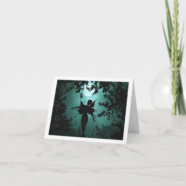 schöne Feenkarte Karte (Vorderseite)