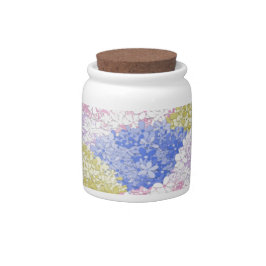Schöne Felder von Hydrangeas Keramik Küchenbehälter