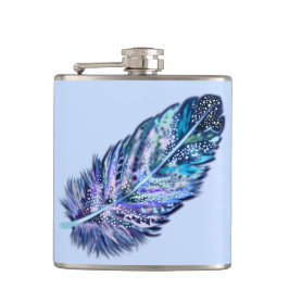 Schöne Fether - Wählen Sie Ihre Farben Flachmann