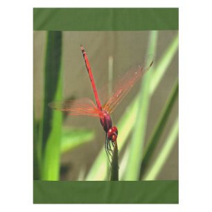 Schöne Firecracker Dragonfly Akryllische Malerei Tischdecke