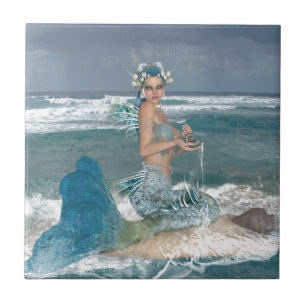 Schöne Fische des Meeres Fliese