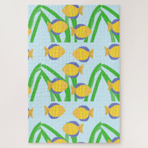 schöne Fischmalerei Puzzle