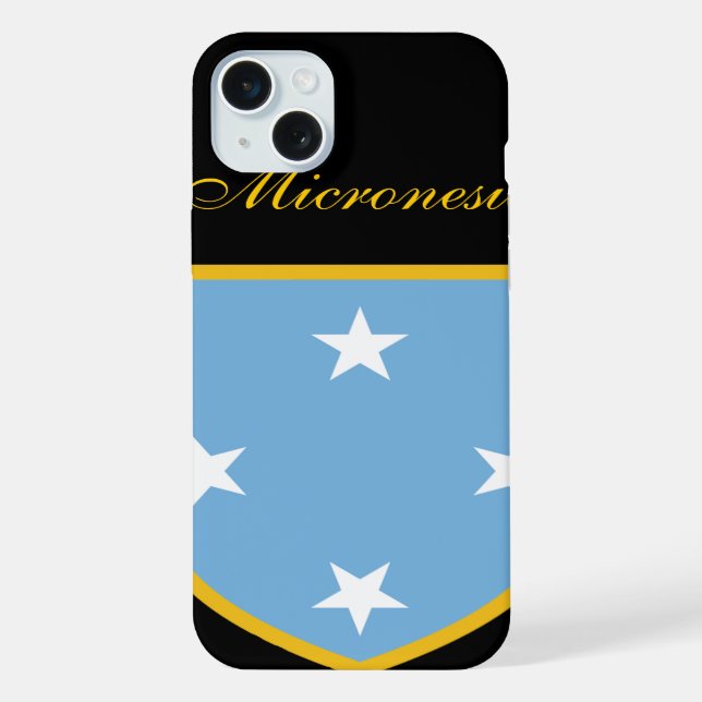 Schöne Flagge von Mikronesien iPhone Hülle (Rückseite)