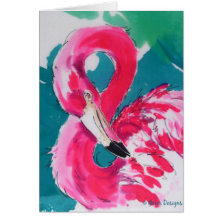Schöne Flamingo Bird     TropicalArt Print