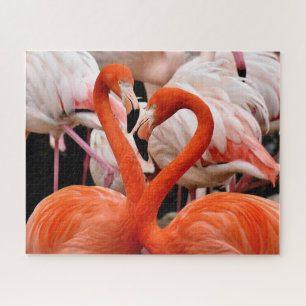 Schöne Flamingo Birds Puzzle
