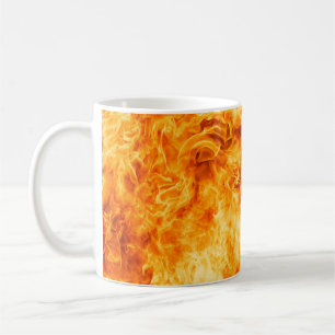 Schöne Flamme Kaffeetasse