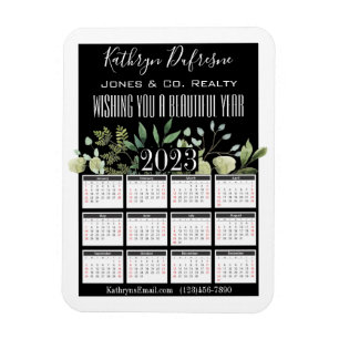 Schöne Flora 2023 Personalisiert Magnet