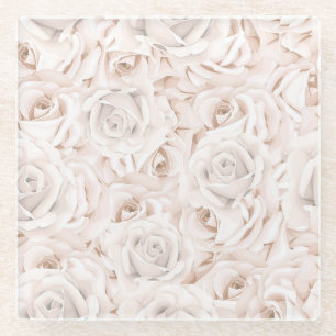 Schöne Flora Glasuntersetzer