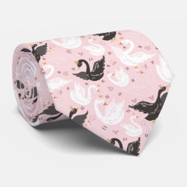 Schöne Floral Swan Neck Tie Krawatte