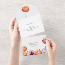 Schöne florale Faltüberlappung