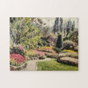 Schöne florale Landschaft Puzzle