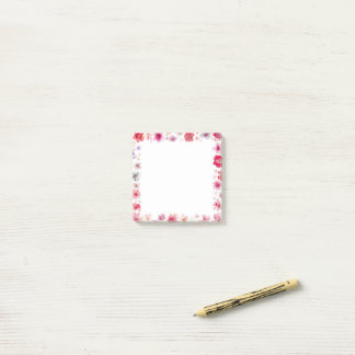 Schöne florale Post-It-Notes Post-it Klebezettel