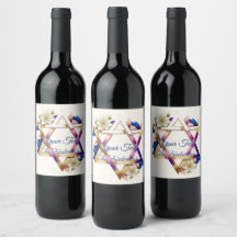 Schöne florale StarJüdische Feiertage Bat Mitzvah