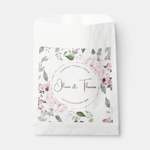 Schöne florale Sweet Leckerei Gefallen Taschen Geschenktütchen