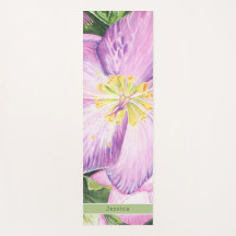 Schöne florale Yoga Mat