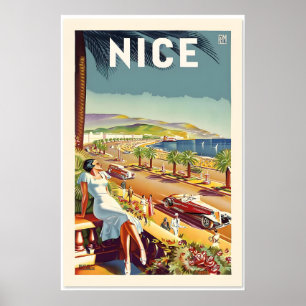 Schöne Frankreich930er Jahre Vintage Style Côte d' Poster