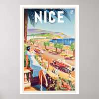 Schöne Französische Riviera Frankreich Vintage-Rei