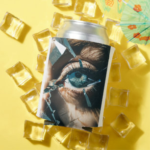 Schöne Frau Eye Owl Kühler Dosenkühler