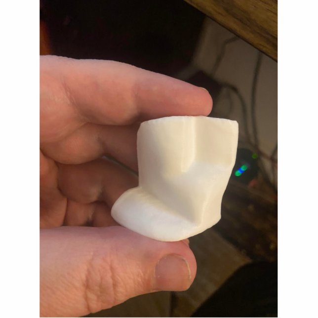 Schöne Frau Freistehende Fotoskulptur (Vorne)