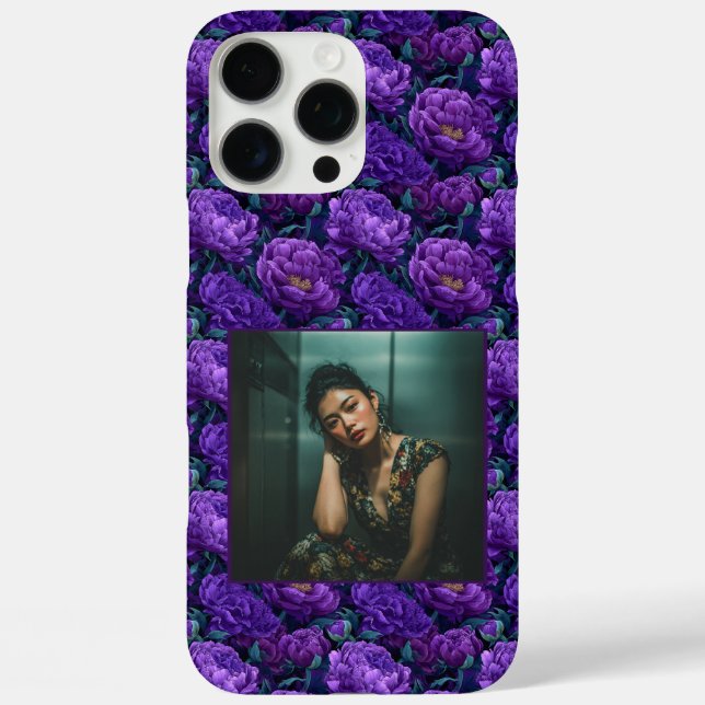 Schöne Frau Geschenk Pfingstrosen Foto  Case-Mate iPhone Hülle (Rückseite)