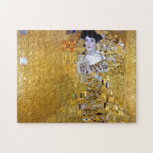 Schöne Frau in Gold Gustav Klimt Puzzle