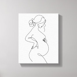 schöne Frau Leinwanddruck