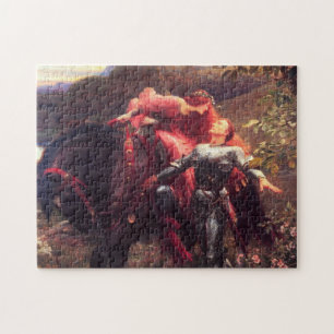 Schöne Frau ohne Gnaden-Puzzlespiel Puzzle