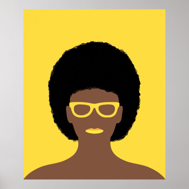 Schöne Frau Poster (Vorne)