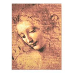 Schöne Frau von Leonardo da Vinci Fotodruck