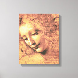 Schöne Frau von Leonardo da Vinci Leinwanddruck