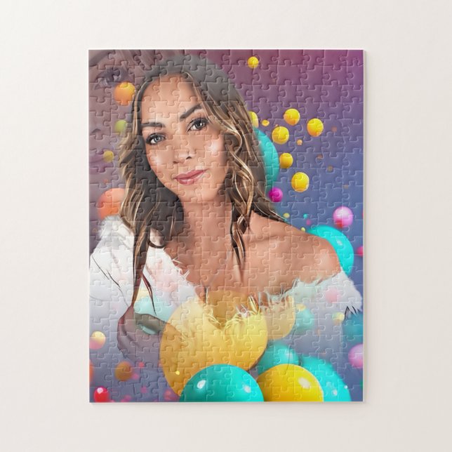 Schöne Frauen in der Sonne Puzzle (Vertikal)
